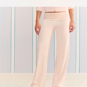 Aeropostale Cream Wide Leg Women's Pants